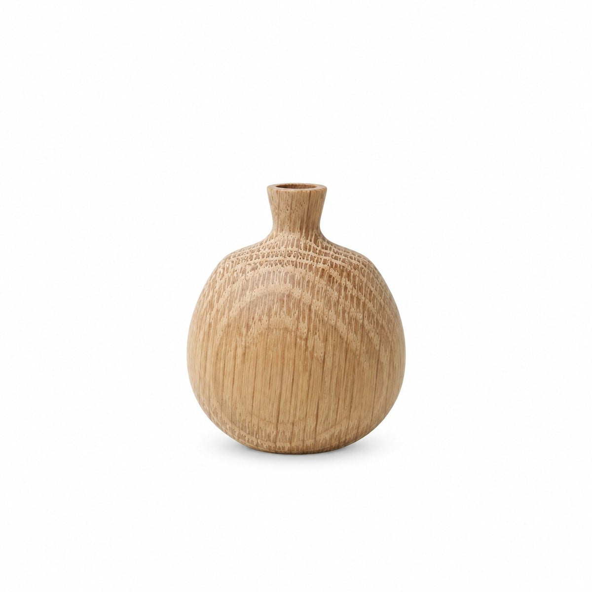 Vase en Bois Naturel Style Japonais