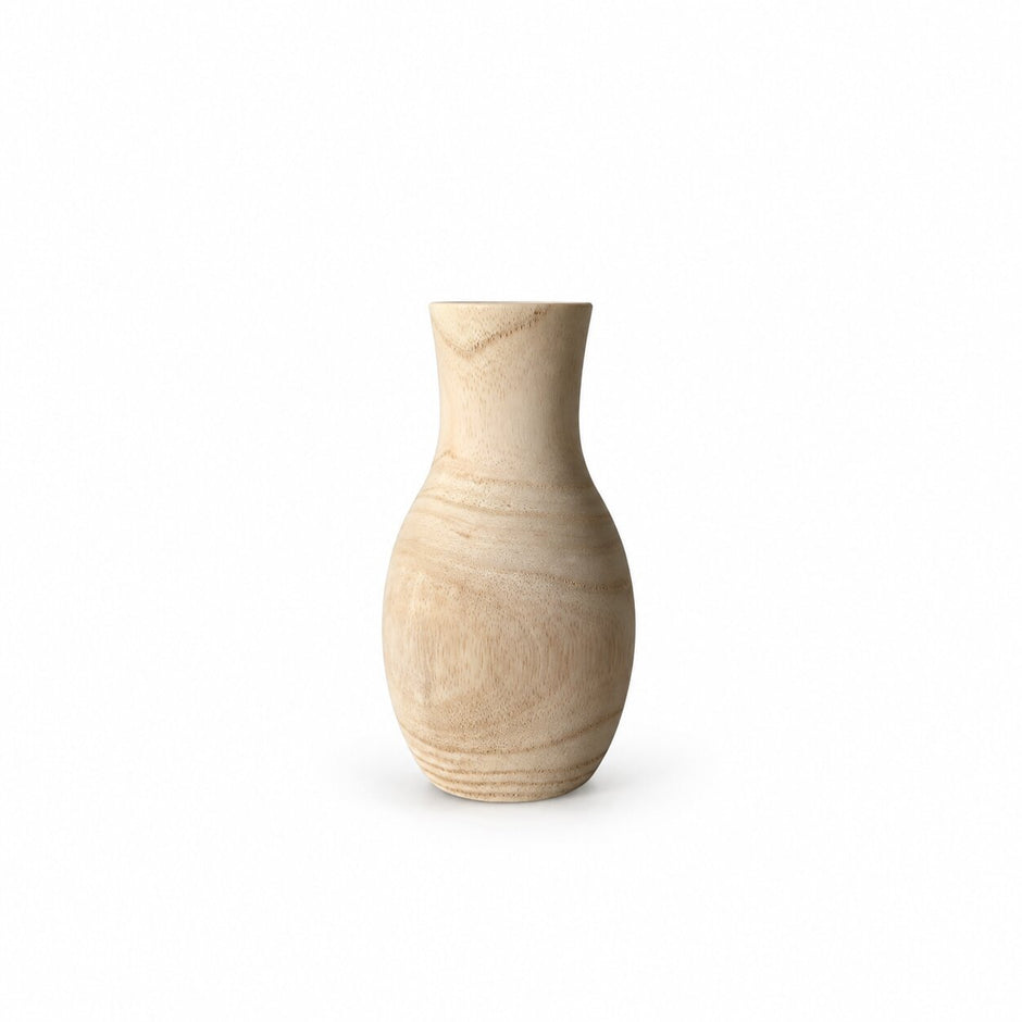 Vase en Bois Nordique Minimaliste