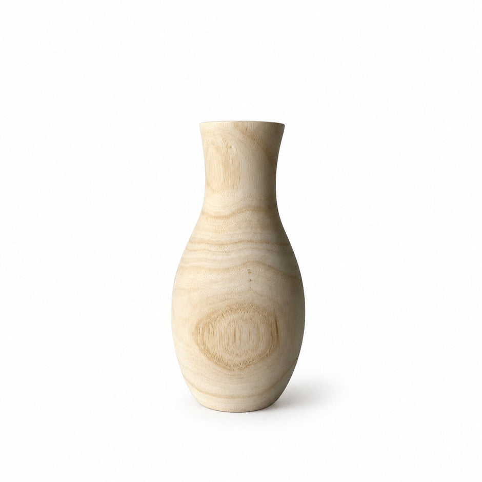 Vase en Bois Nordique Minimaliste