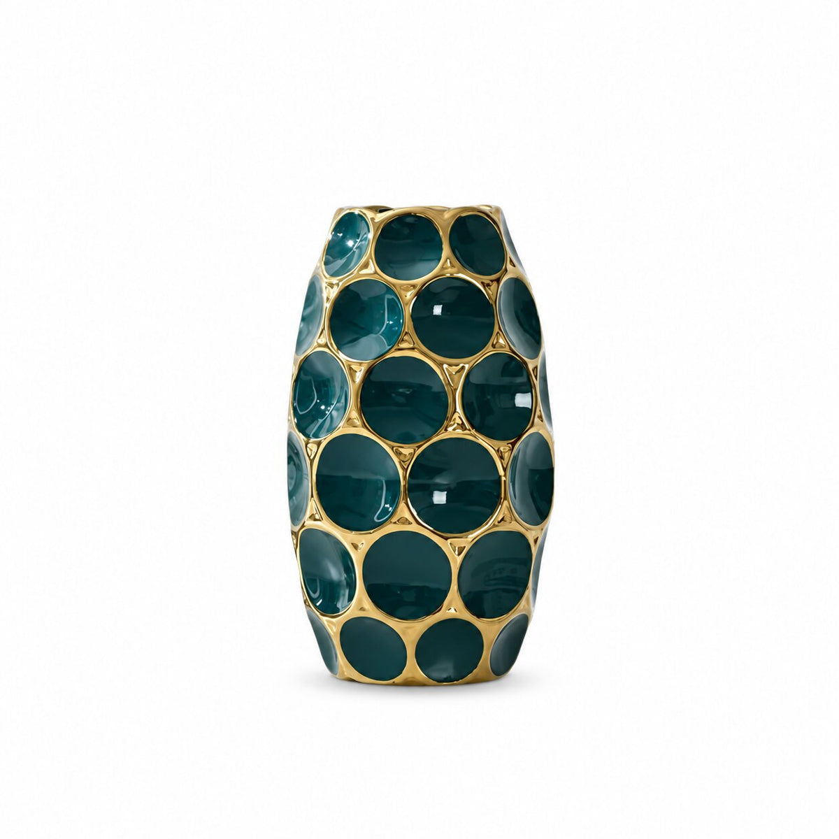 Vase en Céramique Alvéolé Contemporain