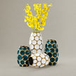 Vase en Céramique Alvéolé Contemporain