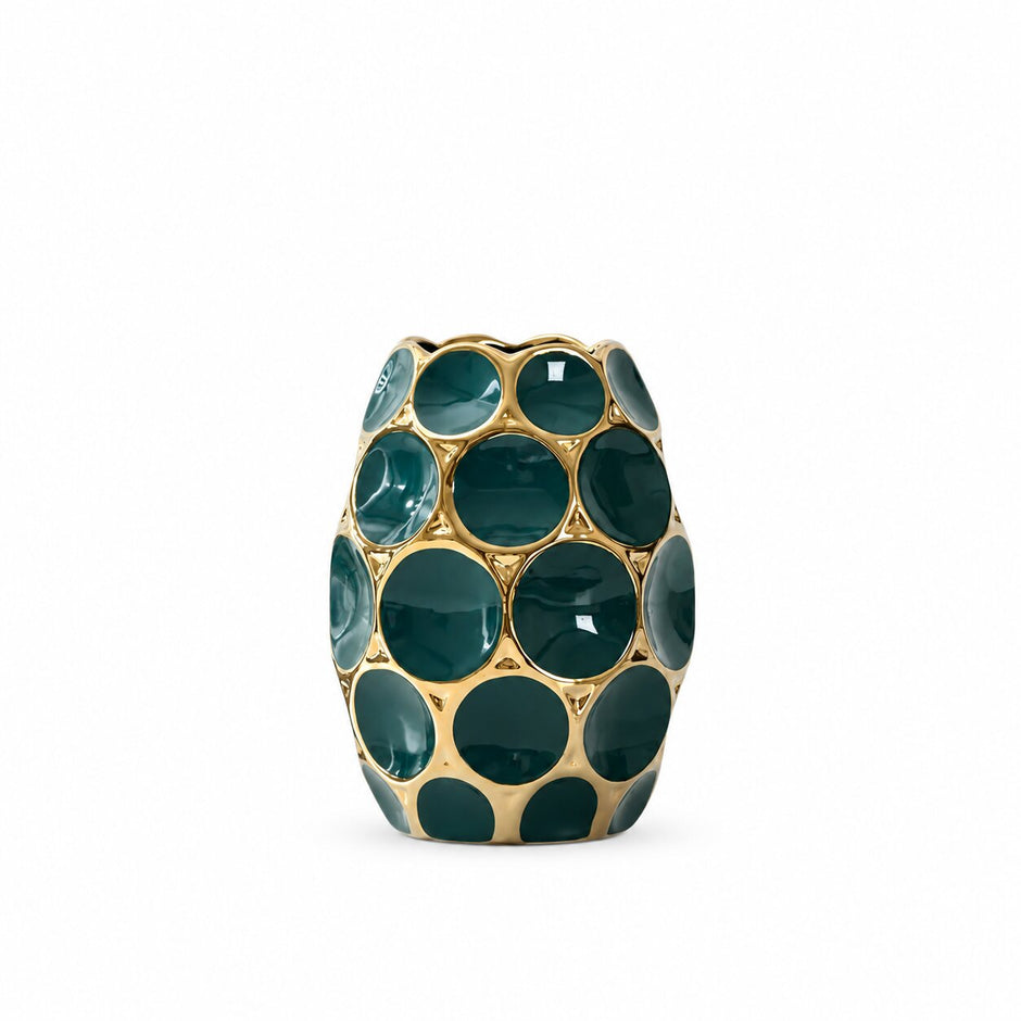 Vase en Céramique Alvéolé Contemporain