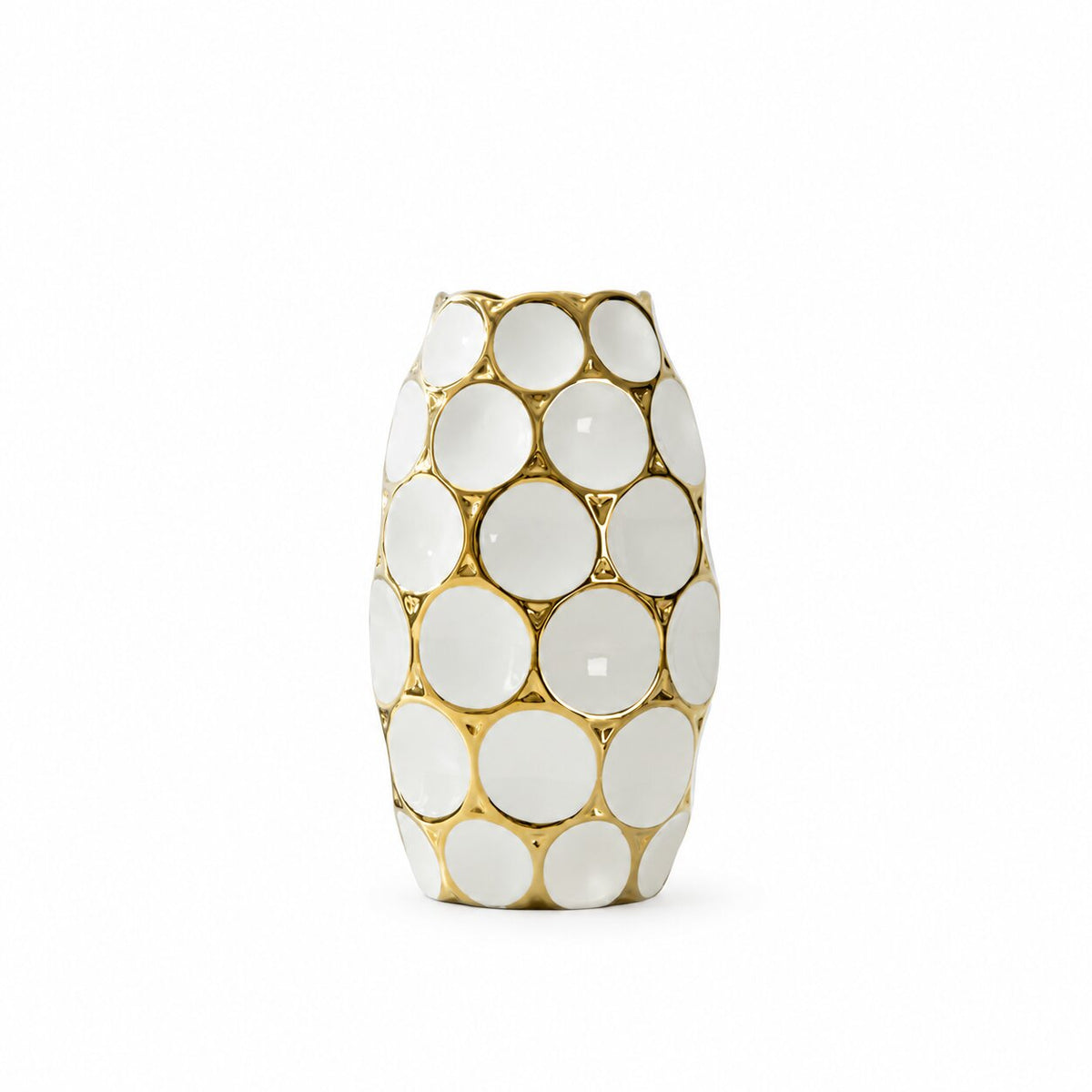 Vase en Céramique Alvéolé Contemporain
