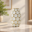 Vase en Céramique Alvéolé Contemporain