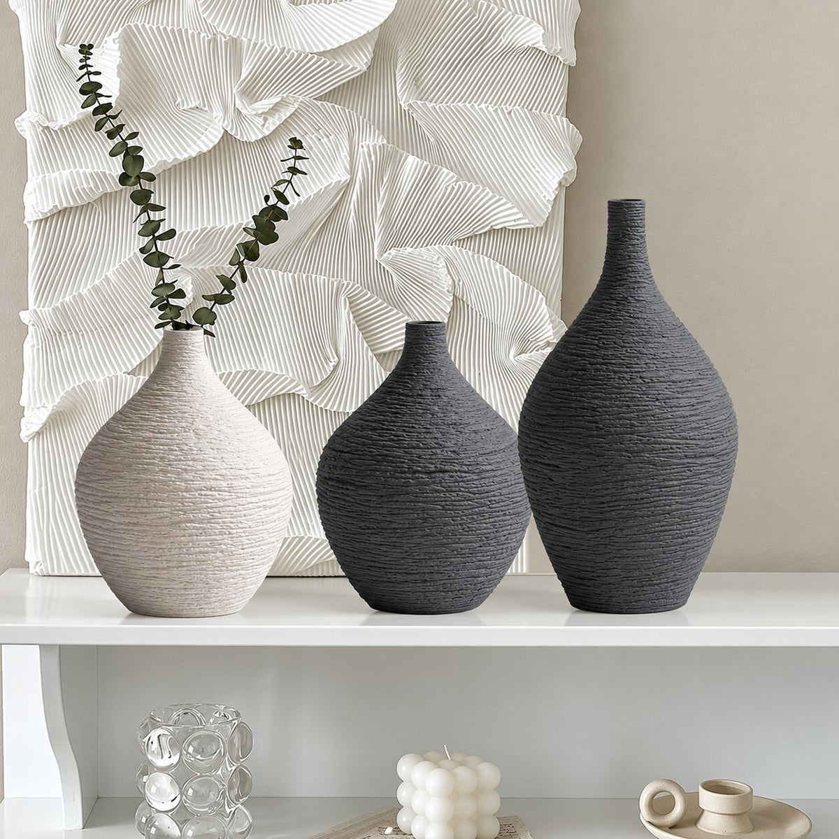 Vase en Céramique à Bouche Étroite