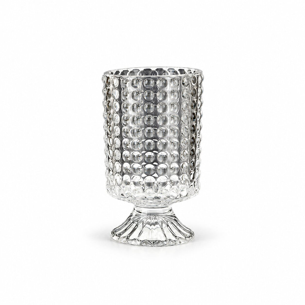 Vase en Cristal Gaufré pour Décoration de Table
