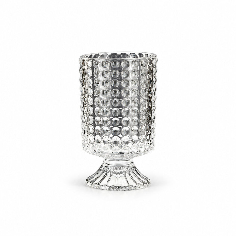 Vase en Cristal Gaufré pour Décoration de Table