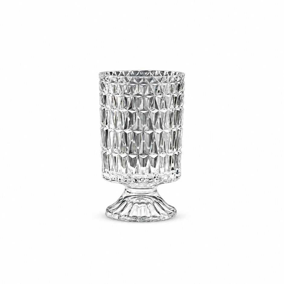 Vase en Cristal Gaufré pour Décoration de Table