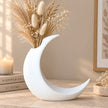 Vase en Forme de Lune pour Fleurs Sechées