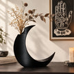 Vase en Forme de Lune pour Fleurs Sechées