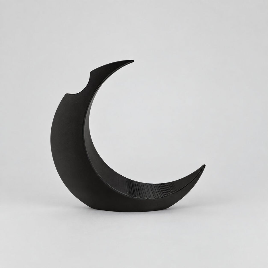 Vase en Forme de Lune pour Fleurs Sechées