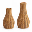 Vase en Osier Tissé