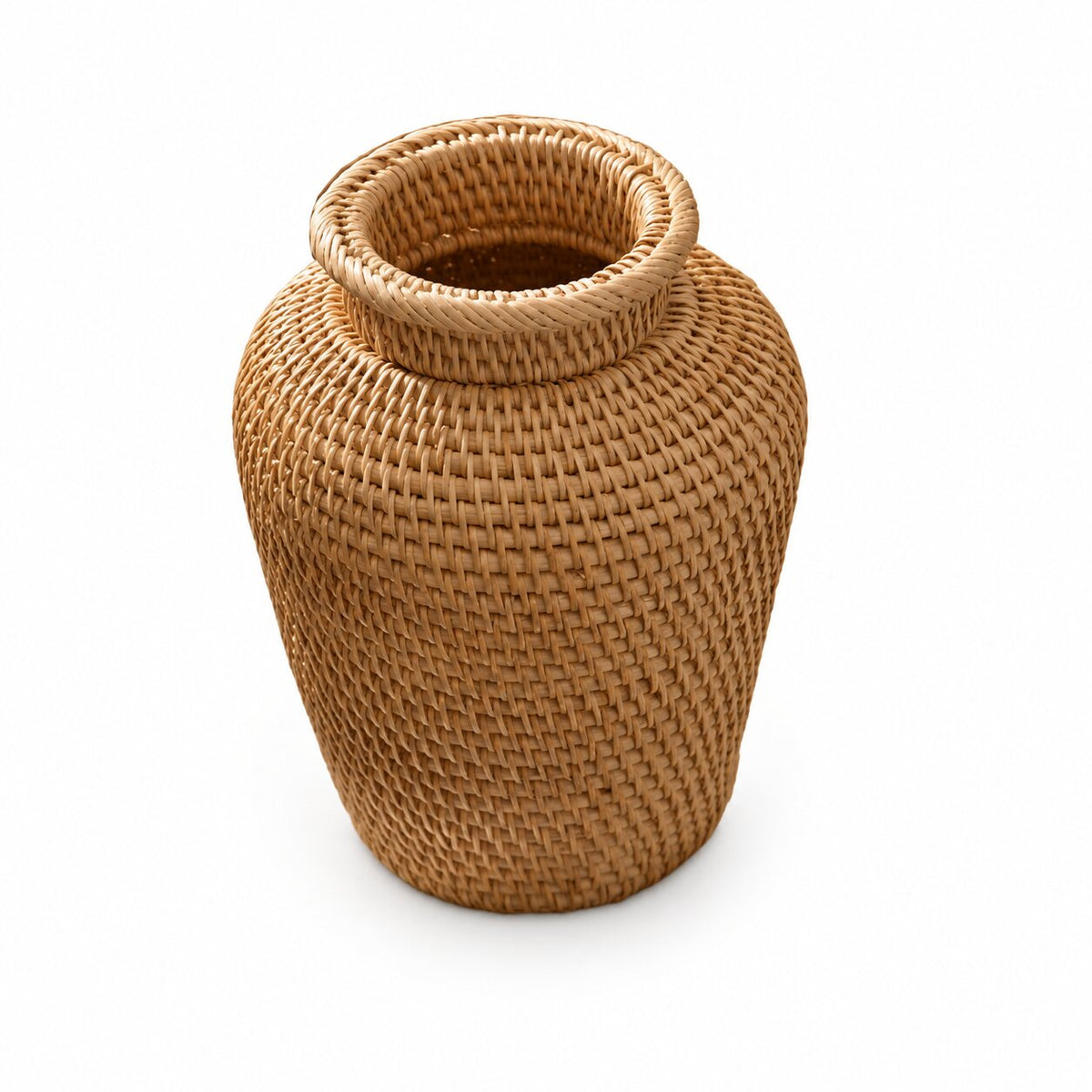 Vase en Osier pour Fleurs Sèches