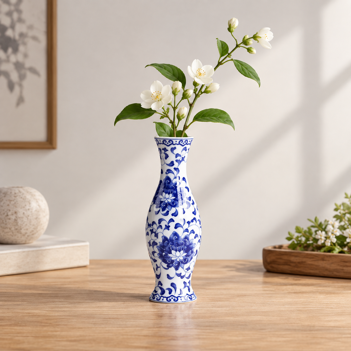 Vase en Porcelaine Alberoise pour Fleurs