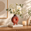 Vase en Terre Cuite Minimaliste Style Creux