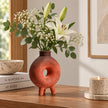 Vase en Terre Cuite Minimaliste Style Creux