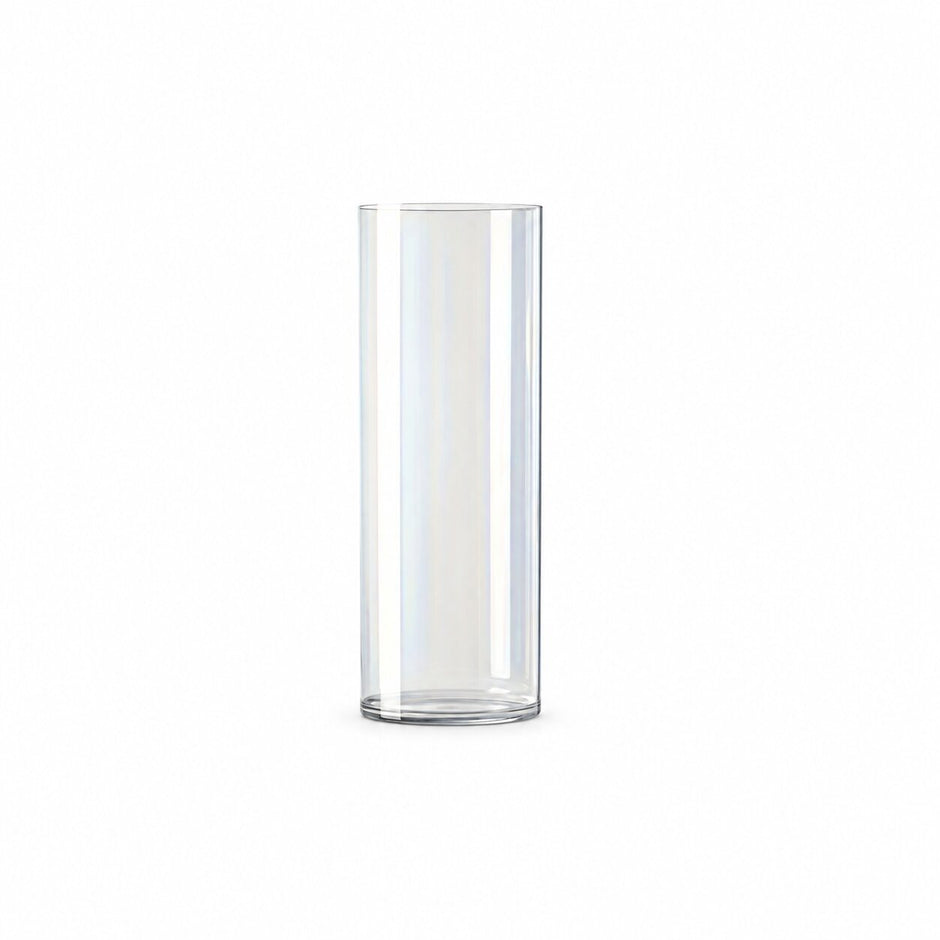Vase en Verre Acrylique en Forme de Cylindre