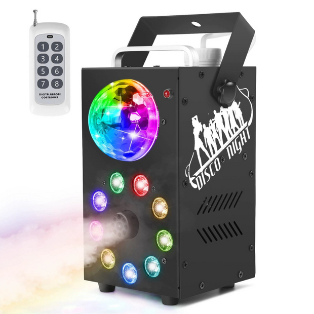 Éclairage Festif Machine À Fumée LED RGB Avec Télécommande