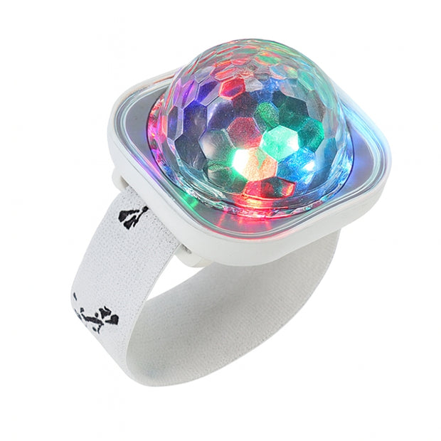 Éclairage de Soirée LED Bracelet Disco avec Projection Lumineuse