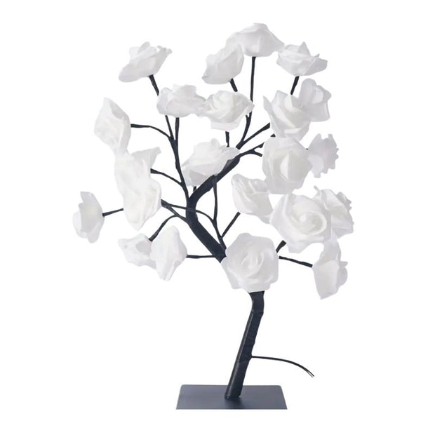 Éclairage de Table Arbre à Roses LED, éclairage à arbre