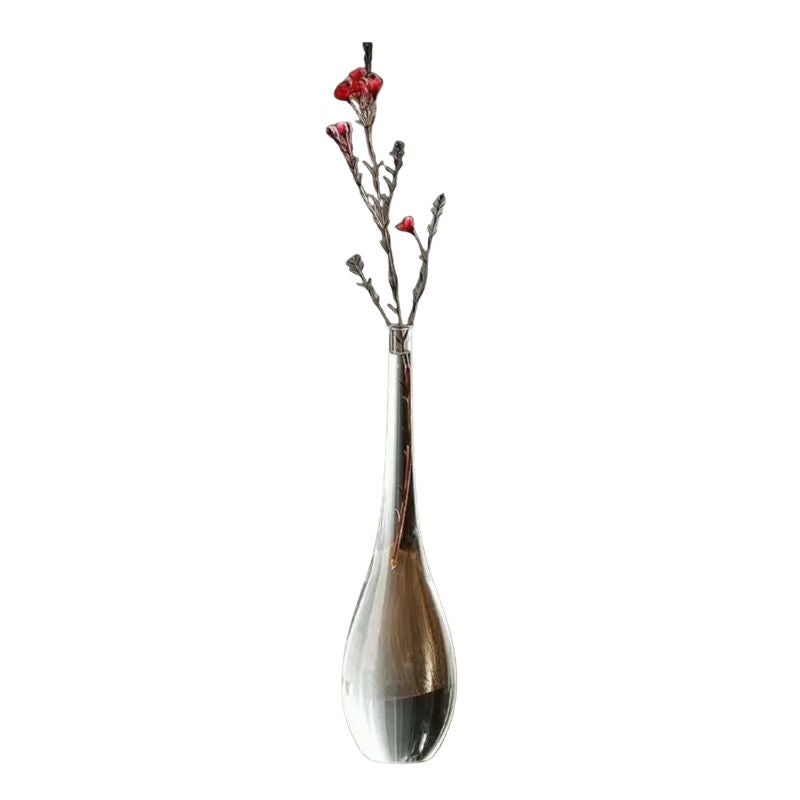 Vase en Verre Transparent Style Japonais pour Plantes
