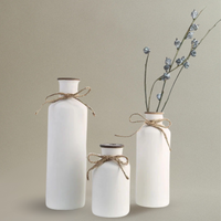 Vase Blanc Boho Style Nordique Moderne