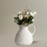 Vase en Céramique Style Nordique Blanc