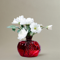 Vase Fleur en Verre en Forme de Grenade