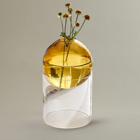 Vase Boule en Verre Borosilicate pour Fleurs