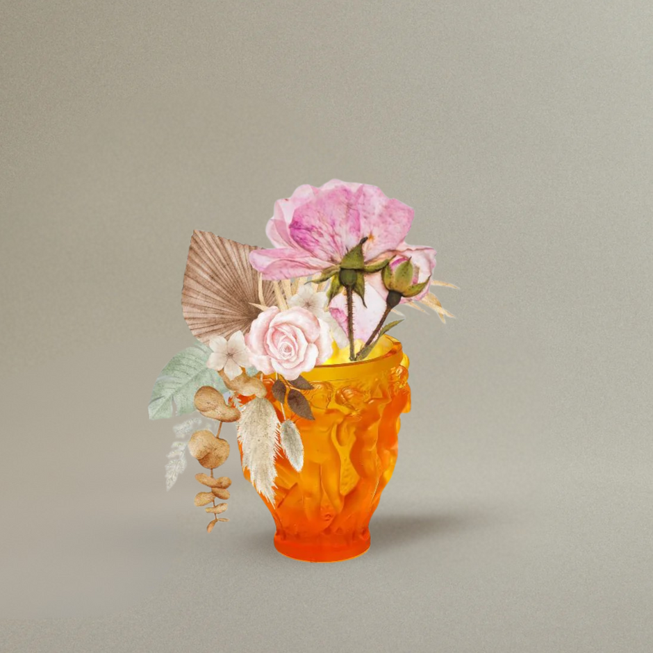 Vase Lallique en Verre Haut de Gamme