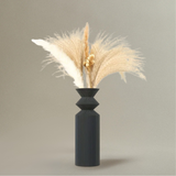 Vase Noir en Plastique de Style Nordique