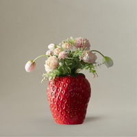 Vase Fraise en Céramique Moderne pour Fleur