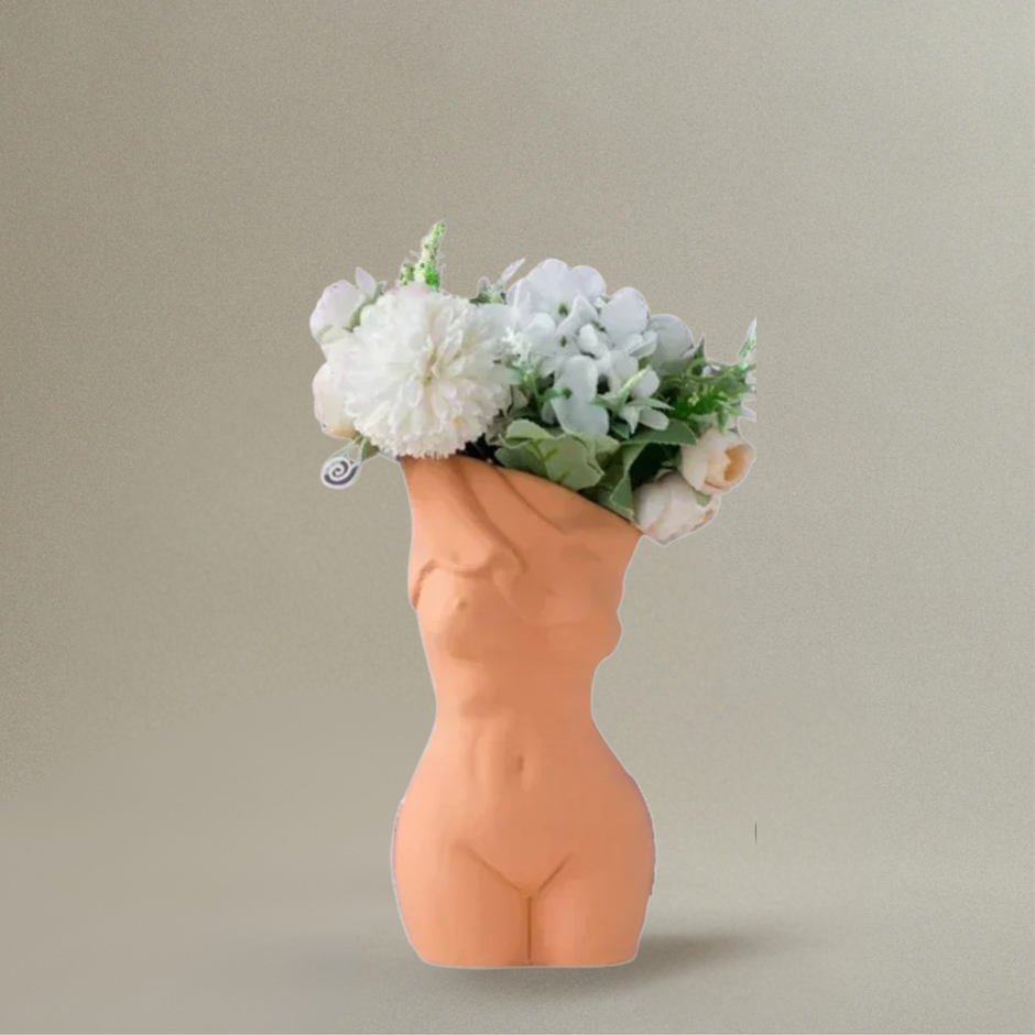 Vase Buste Femme en Céramique Originale
