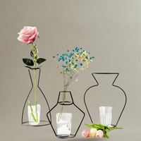 Vase en Ligne de Fer Retro pour Fleur